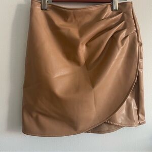 Abercrombie & Fitch Faux Leather Skirt